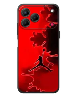 Чехол для ZTE Nubia V80 Design с картинкой «Jordan Red Smoke»