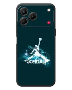 Чехол для ZTE Nubia V80 Design с картинкой «Jordan Blue Fire»