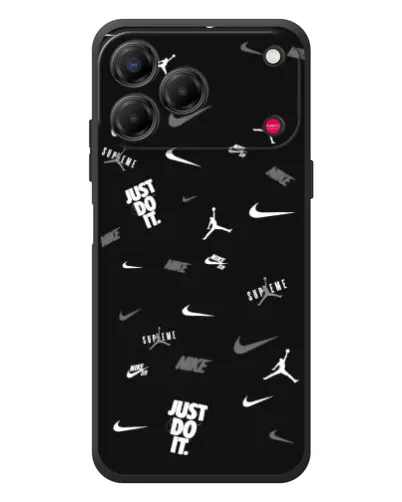 Чехол для ZTE Nubia V80 Design с картинкой «Nike Black Pattern» Чехол для ZTE Nubia V80 Design с картинкой «Nike Black Pattern»