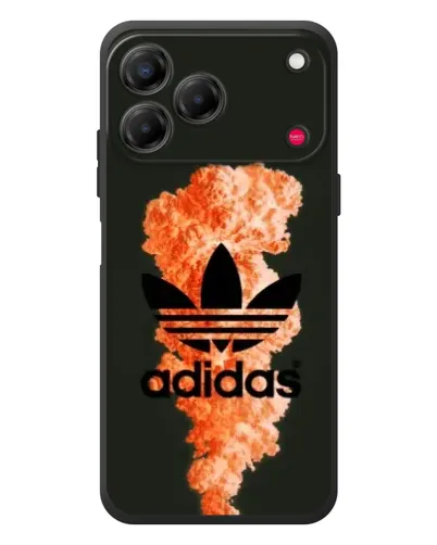 Чехол для ZTE Nubia V80 Design с картинкой «Оранжевый дым Adidas» Чехол для ZTE Nubia V80 Design с картинкой «Оранжевый дым Adidas»