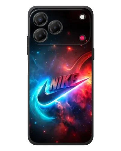 Чехол для ZTE Nubia V80 Design с картинкой «Огненный логотип Nike»