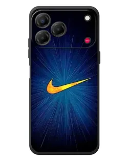 Чехол для ZTE Nubia V80 Design с картинкой «Синий пульс Nike»