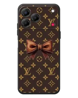 Чехол для ZTE Nubia V80 Design с картинкой «LV с бантом»