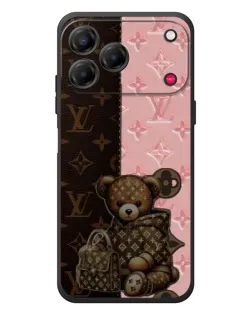 Чехол для ZTE Nubia V80 Design с картинкой «Мишка в стиле LV»