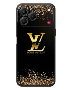 Чехол для ZTE Nubia V80 Design с картинкой «LV — золотые искры»