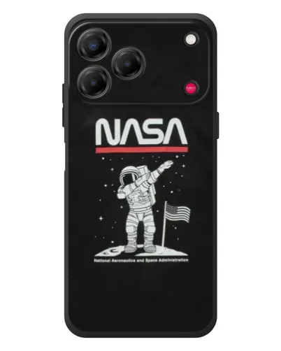 Чехол для ZTE Nubia V80 Design с картинкой «NASA — шагаем по Луне» Чехол для ZTE Nubia V80 Design с картинкой «NASA — шагаем по Луне»