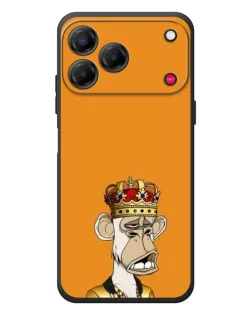 Чохол для ZTE Nubia V80 Design з картинкою «Золота мавпа Bored Ape»