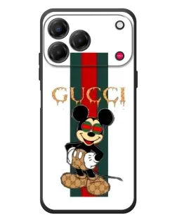 Чохол для ZTE Nubia V80 Design з картинкою «Міккі Маус Gucci — смуги»