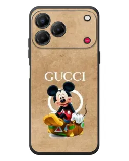 Чохол для ZTE Nubia V80 Design з картинкою «Міккі Маус Gucci — крафт»