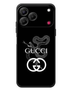 Чохол для ZTE Nubia V80 Design з картинкою «Gucci — срібна змія»