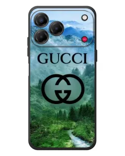 Чохол для ZTE Nubia V80 Design з картинкою «Gucci — гірський пейзаж»