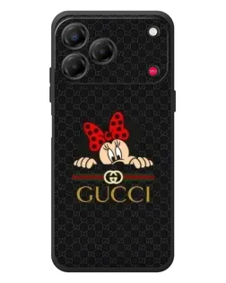 Чохол для ZTE Nubia V80 Design з картинкою «Мінні Маус Gucci — чорний»