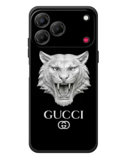 Чохол для ZTE Nubia V80 Design з картинкою «Gucci — срібний лев»