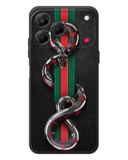 Чохол для ZTE Nubia V80 Design з картинкою «Gucci — змія на смузі»