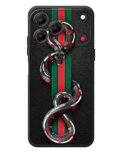 Чехол для ZTE Nubia V80 Design с картинкой «Gucci — змея на полосе» Чехол для ZTE Nubia V80 Design с картинкой «Gucci — змея на полосе»
