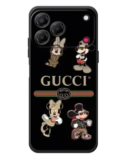 Чохол для ZTE Nubia V80 Design з картинкою «Gucci — герої Disney та монограма»