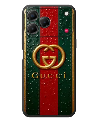 Чехол для ZTE Nubia V80 Design с картинкой «Gucci — фирменная полоса и золото» Чехол для ZTE Nubia V80 Design с картинкой «Gucci — фирменная полоса и золото»