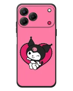 Чехол для ZTE Nubia V80 Design с картинкой «Kuromi — любовь в сердце»