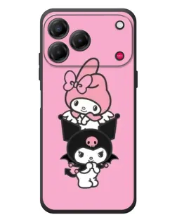 Чехол для ZTE Nubia V80 Design с картинкой «My Melody и Kuromi»