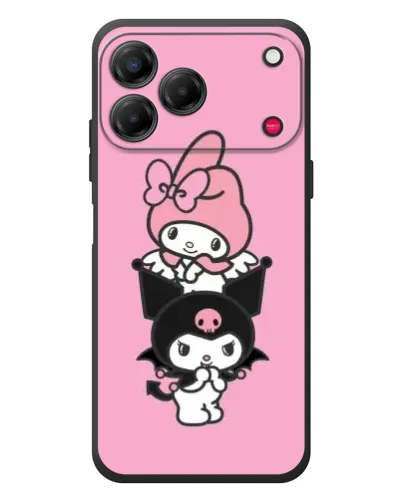Чехол для ZTE Nubia V80 Design с картинкой «My Melody и Kuromi»