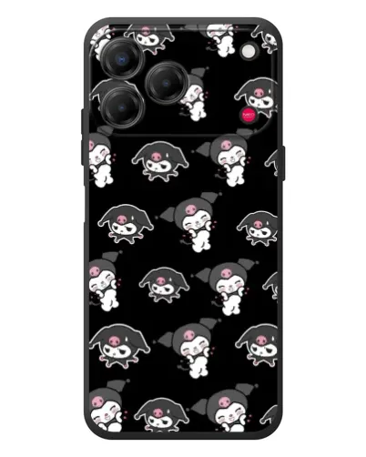 Чехол для ZTE Nubia V80 Design с картинкой «Черный паттерн Kuromi»