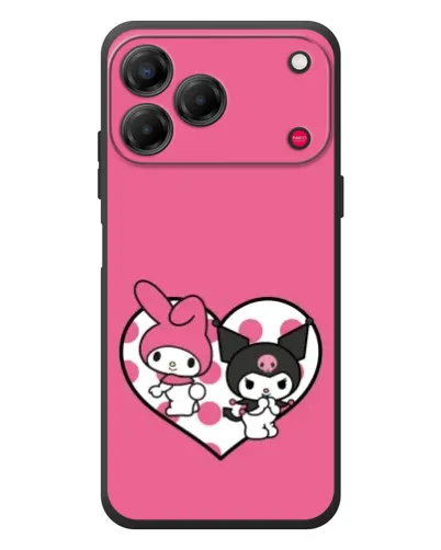 Чехол для ZTE Nubia V80 Design с картинкой «Kuromi и My Melody»