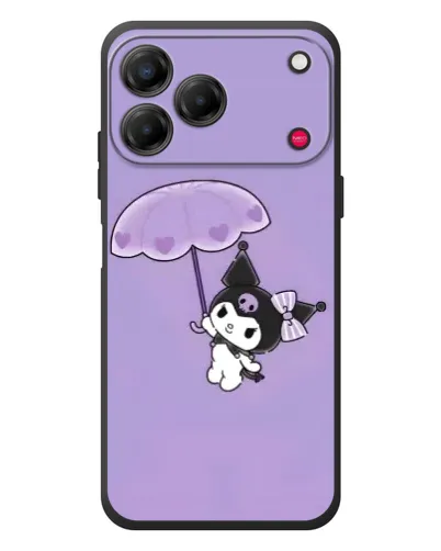 Чехол для ZTE Nubia V80 Design с картинкой «Kuromi с зонтиком»