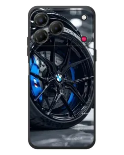 Чехол для ZTE Nubia V80 Design с картинкой «Колесо BMW вблизи»