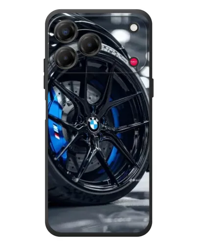 Чехол для ZTE Nubia V80 Design с картинкой «Колесо BMW вблизи»