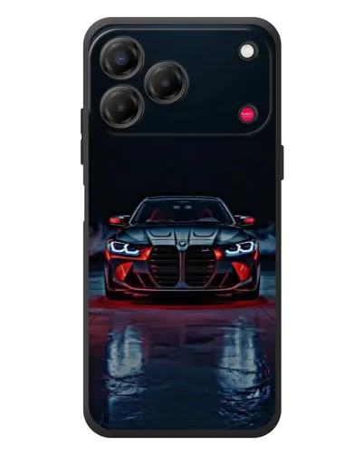 Чехол для ZTE Nubia V80 Design с картинкой «BMW на мокрой дороге»