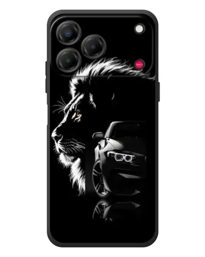 Чехол для ZTE Nubia V80 Design с картинкой «BMW и лев»