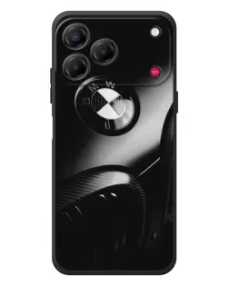 Чехол для ZTE Nubia V80 Design с картинкой «Эмблема BMW — макро»