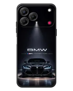 Чехол для ZTE Nubia V80 Design с картинкой «BMW сквозь ночной город»