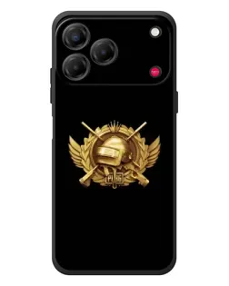 Чехол для ZTE Nubia V80 Design с картинкой «PUBG — оранжевый градиент»