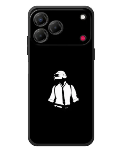 Чехол для ZTE Nubia V80 Design с картинкой «PUBG — белый шлем»
