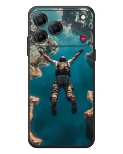 Чехол для ZTE Nubia V80 Design с картинкой «PUBG — свободное падение»