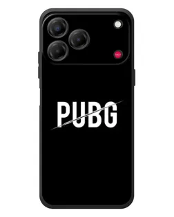 Чехол для ZTE Nubia V80 Design с картинкой «PUBG — белый логотип»