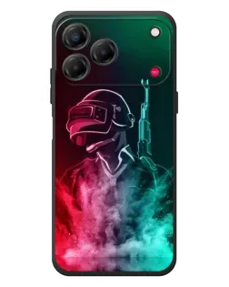 Чехол для ZTE Nubia V80 Design с картинкой «PUBG — огненный воин»