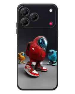 Чехол для ZTE Nubia V80 Design с картинкой «Among Us — 3D стиль»