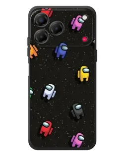 Чехол для ZTE Nubia V80 Design с картинкой «Космический паттерн Among Us»