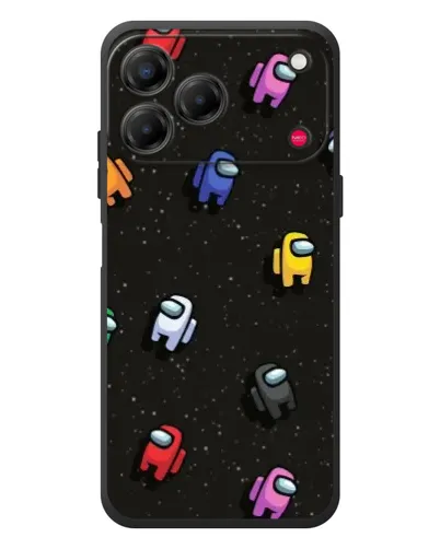Чехол для ZTE Nubia V80 Design с картинкой «Космический паттерн Among Us»