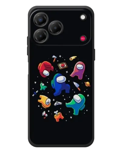 Чехол для ZTE Nubia V80 Design с картинкой «Among Us космос»