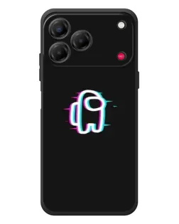 Чехол для ZTE Nubia V80 Design с картинкой «Among Us неон»