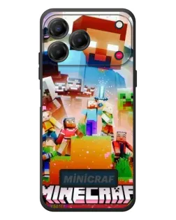 Чехол для ZTE Nubia V80 Design с картинкой «Minecraft герои игры»