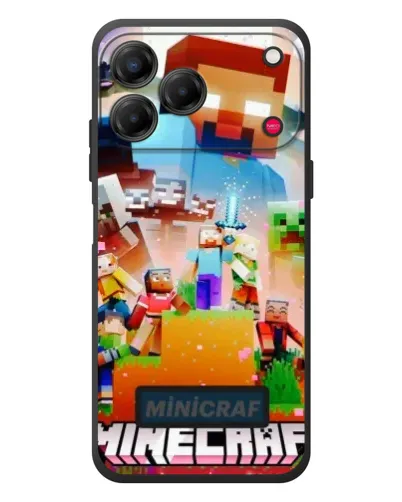 Чехол для ZTE Nubia V80 Design с картинкой «Minecraft герои игры»