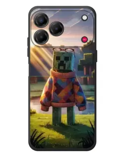 Чехол для ZTE Nubia V80 Design с картинкой «Крипер в свитере»