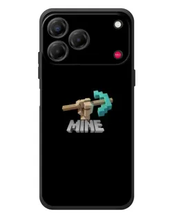 Чехол для ZTE Nubia V80 Design с картинкой «Алмазная кирка»