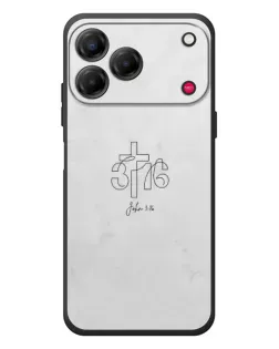 Чохол для ZTE Nubia V80 Design з картинкою «Івана 3:16 Хрест»