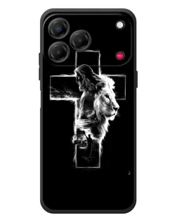 Чехол для ZTE Nubia V80 Design с картинкой «Сияющий крест Jesus»