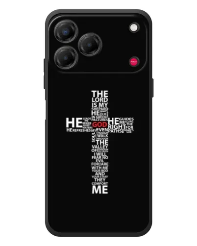 Чехол для ZTE Nubia V80 Design с картинкой «Текстовый крест» Чехол для ZTE Nubia V80 Design с картинкой «Текстовый крест»